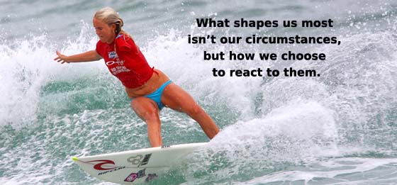 Soul Surfer Bethany Hamilton Surfer on big wave